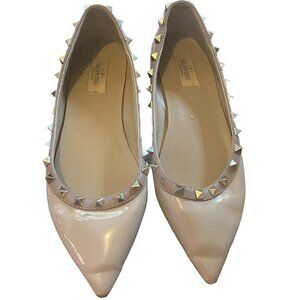 Valentino Garavani Rockstud Flats - Well loved - 39